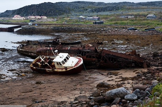 Murmansk oblast Dalniye Zelentsy settlement