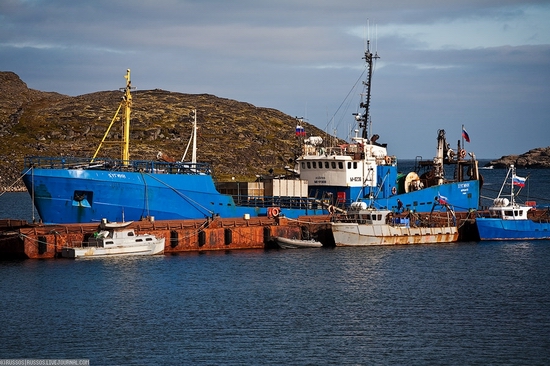 Murmansk oblast Dalniye Zelentsy settlement