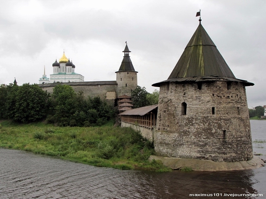 Pskov city, Russia kremlin view
