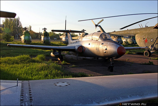 Abandoned Russian airbase view