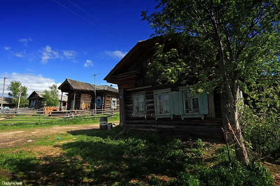 Classical Russian village view