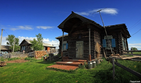 Classical Russia village view