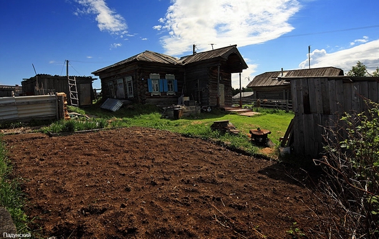 Classical Russia village view