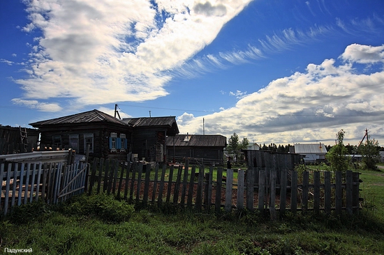 Classical Russia village view