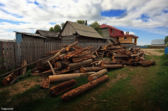 Classical Russia village view