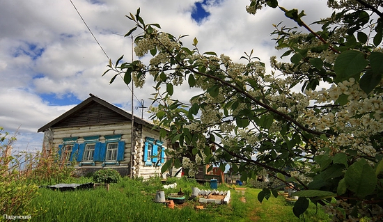 Classical Russia village view