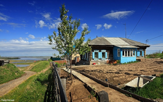 Classical Russia village view