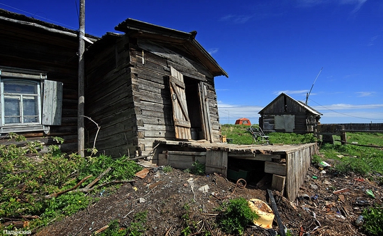 Classical Russia village view