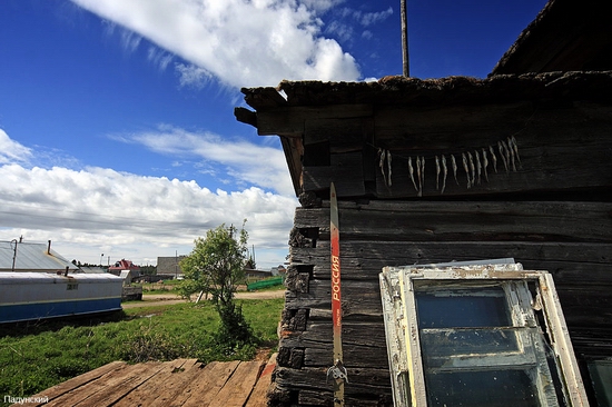 Classical Russia village view