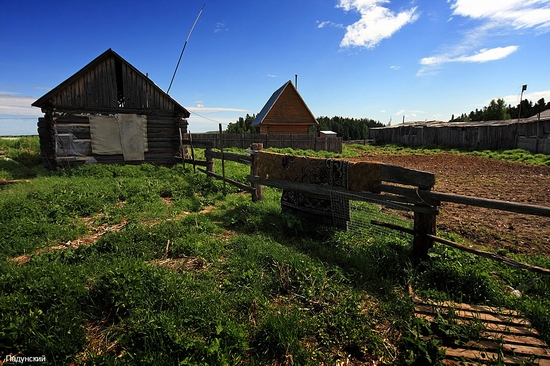 Classical Russia village view