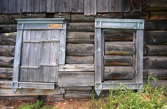 Classical Russia village view