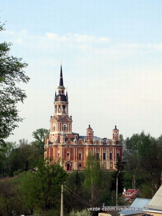 Mozhaisk city, Russia Nikolsky cathedral view
