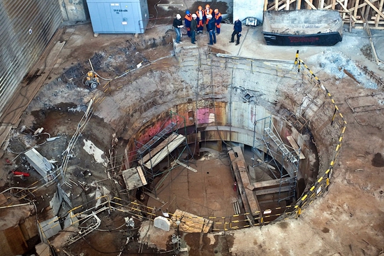 Sayano–Shushenskaya Dam, Russia rebuilding view