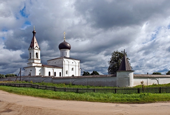 Tver oblast, Russia monastery view