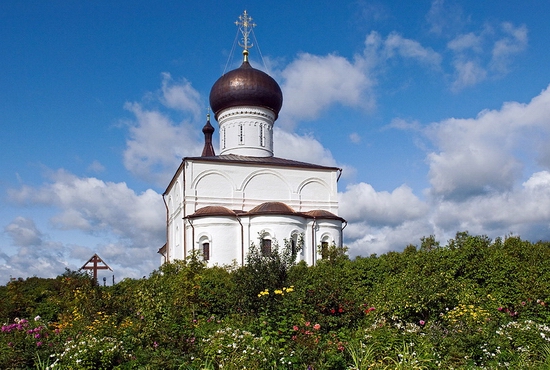 Tver oblast, Russia monastery view