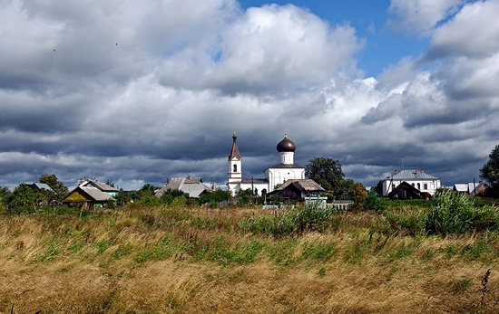 Tver oblast, Russia monastery view