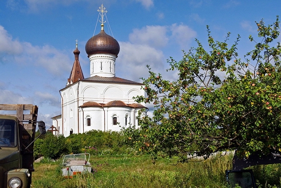 Tver oblast, Russia monastery view