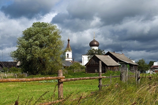 Tver oblast, Russia monastery view