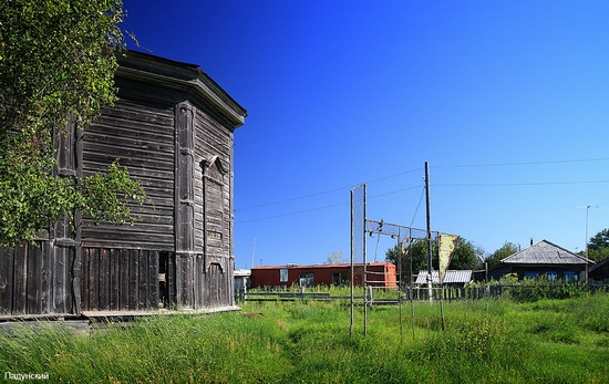 Russian village scenery