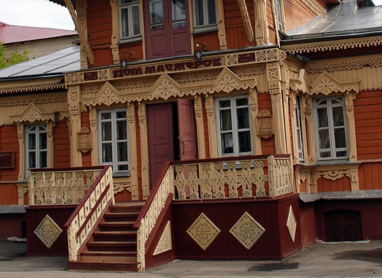 Kaluga city, Russia House of Masters view