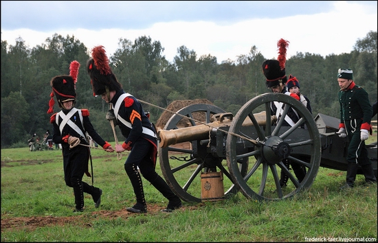 Borodino battle reconstruction, Russia