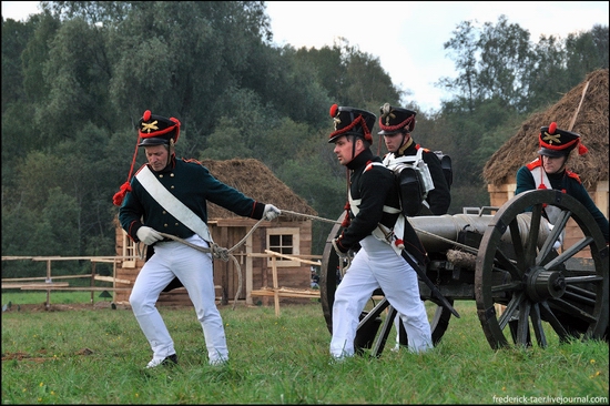 Borodino battle reconstruction, Russia