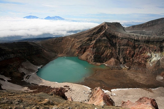 Kluchevskaya Sopka volcano eruption, Kamchatka, Russia