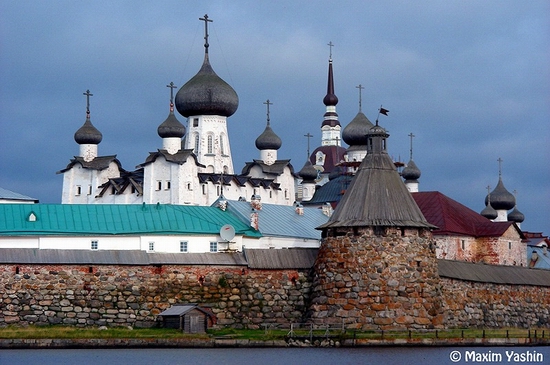 Solovki monastery, Russia view