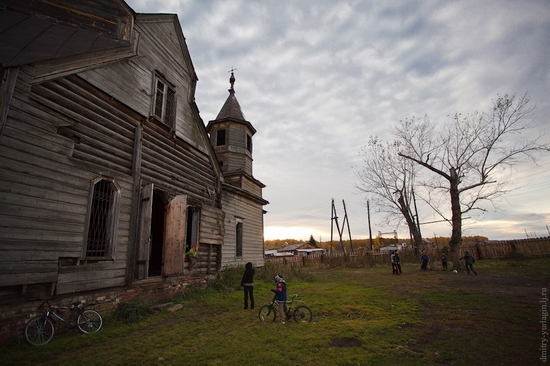 Krasnoyarsk krai, Russia abandoned wooden church 2