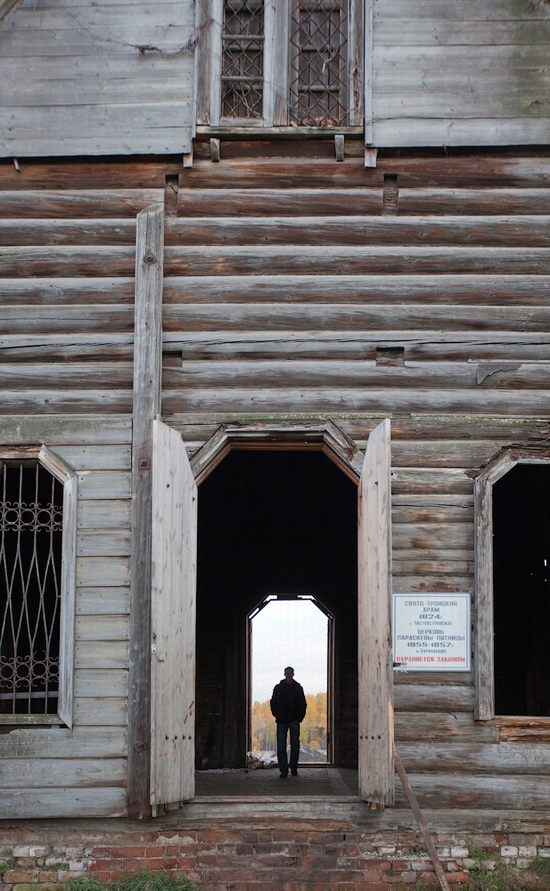 Krasnoyarsk krai, Russia abandoned wooden church 3