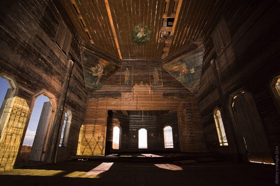 Krasnoyarsk krai, Russia abandoned wooden church 8