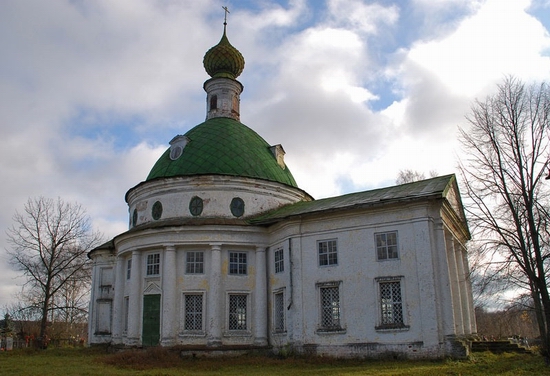 Spas-Buraki village, Kostroma oblast, Russia cathedral