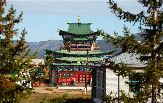 Ivolginsky Datsan, Buryatia Republic, Russia view 2