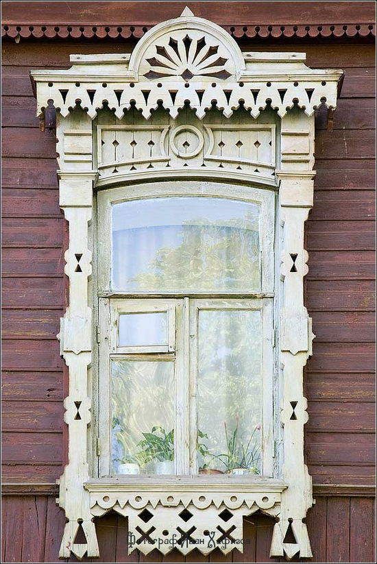 Kostroma city, Russia windows frames view 20