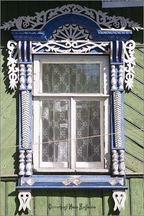 Kostroma city, Russia windows frames view 30
