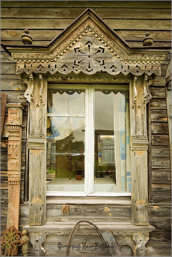 Myshkin town, Russia windows frames view 20