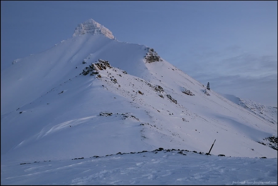 Russian Spitsbergen winter landscapes 16