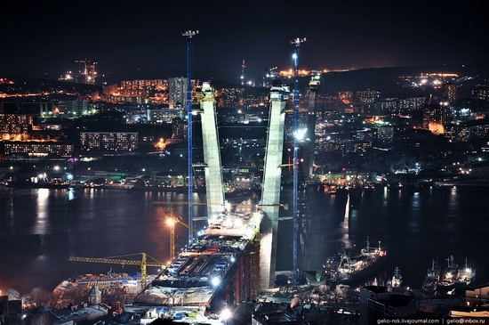 Vladivostok city, Russia night view 2