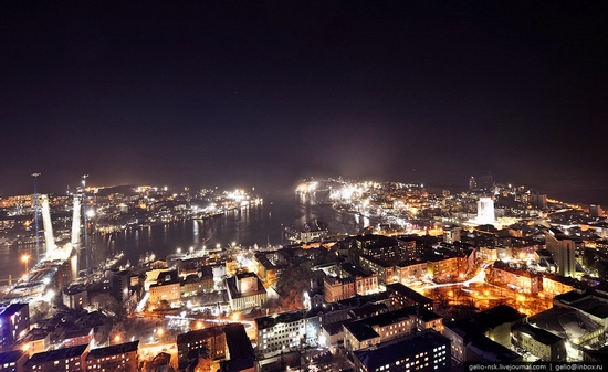 Vladivostok city, Russia night view 3