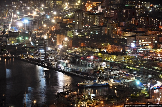 Vladivostok city, Russia night view 4
