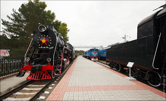 Novosibirsk museum of railway equipment view 2