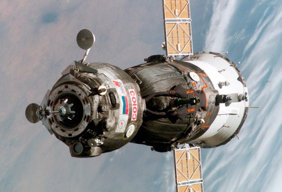 Soyuz spacecraft view