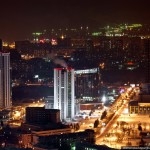 Ekaterinburg city aerial views