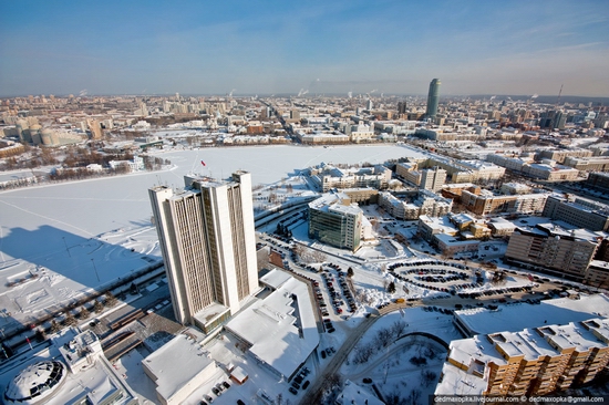 Ekaterinburg city, Russia aerial view 2