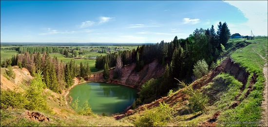 Lake Marine Eye, Mari El, Russia view 1