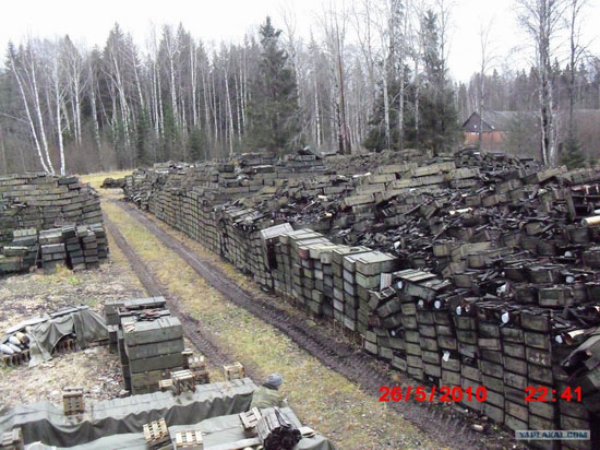 Storage and transportation of ammunition in Russian army view 3