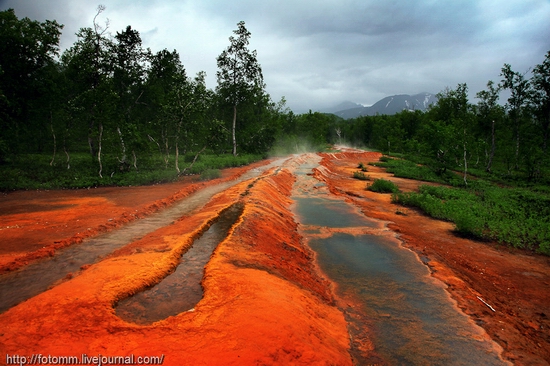 Natural park Nalychevo, Kamchatka peninsula, Russia view 1