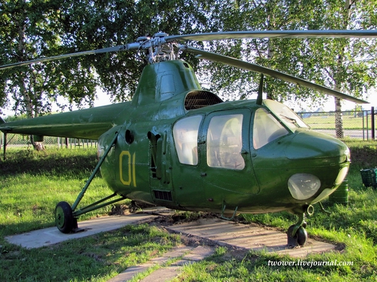 Soviet helicopters museum in Torzhok, Russia - Mi-1