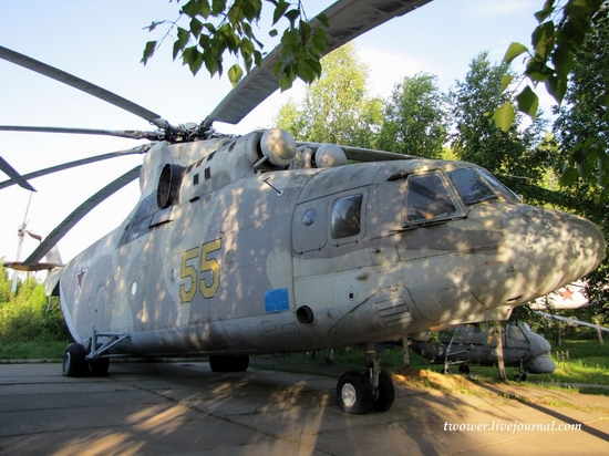 Soviet helicopters museum in Torzhok, Russia - Mi-26