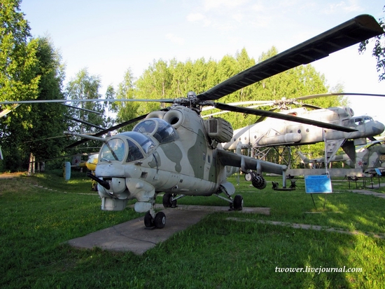 Soviet helicopters museum in Torzhok, Russia - Mi-24D